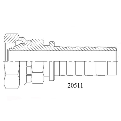 20511公制內螺紋24°錐O重系列